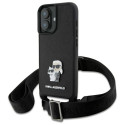 Kryt Karl Lagerfeld SAFFIANO iPhone 16 - černý