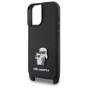 Kryt Karl Lagerfeld SAFFIANO iPhone 16 - černý