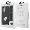 Kryt Karl Lagerfeld SAFFIANO iPhone 16 - černý