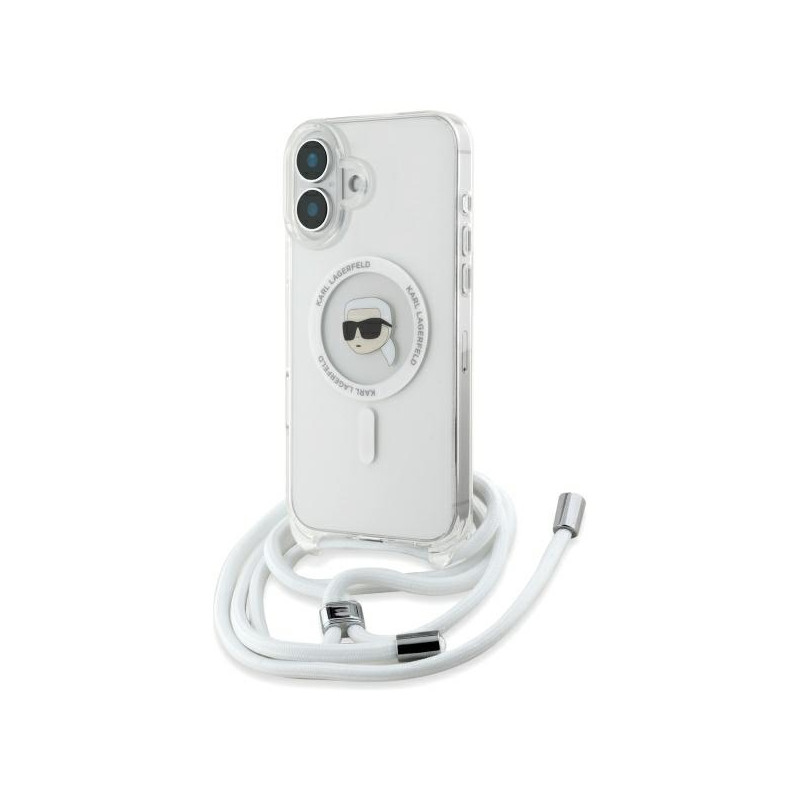 Kryt Karl Lagerfeld KARL HEAD pro iPhone 16 - clear