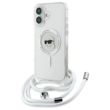 Kryt Karl Lagerfeld KARL HEAD pro iPhone 16 (clear)