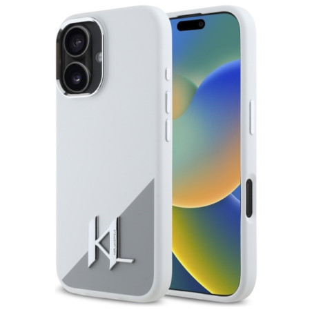 Kryt Karl Lagerfeld iPhone 16 pro iPhone 16 – bílý