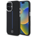 Kryt Mercedes pro iPhone 16 - black (MagSafe)