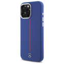 Kryt Mercedes SILICONE RED STRIPE MagSafe pro iPhone 16 Pro Max