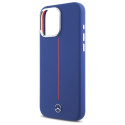 Kryt Mercedes SILICONE RED STRIPE MagSafe pro iPhone 16 Pro Max