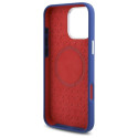 Kryt Mercedes SILICONE RED STRIPE MagSafe pro iPhone 16 Pro Max
