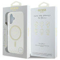 Kryt Guess GUHMP16MHFGERET pro iPhone 16 Plus - transparentní