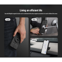 NILLKIN CamShield Pro Magnetic Ultra odolný MagSafe kryt s krytkou kamery pro iPhone 15 Pro, fialová