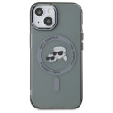Kryt Karl Lagerfeld KLHMP15SHLSKCK pro iPhone 15 - černá