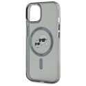 Kryt Karl Lagerfeld KLHMP15SHLSKCK pro iPhone 15 - černá