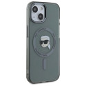 Kryt Karl Lagerfeld KLHMP15SHLSKIK pro iPhone 15 black/black