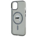 Kryt Karl Lagerfeld KLHMP15SHLSKIK pro iPhone 15 black/black