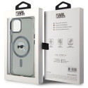 Kryt Karl Lagerfeld KLHMP15SHLSKIK pro iPhone 15 black/black