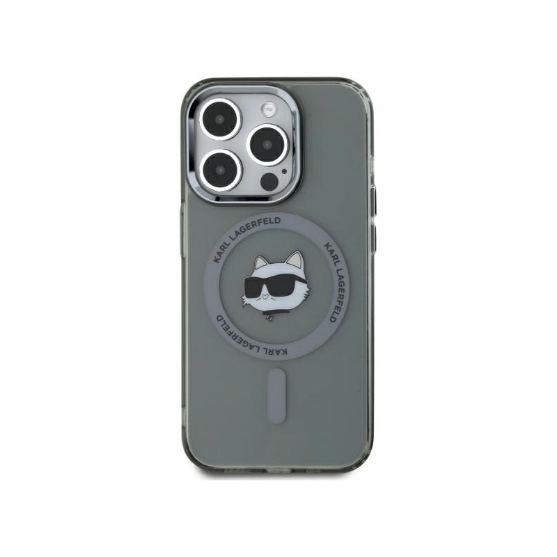 Kryt Karl Lagerfeld KLHMP15XHLSCHK pro iPhone 15 Pro Max - černá/černá