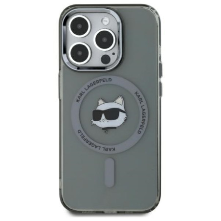 Kryt Karl Lagerfeld KLHMP15XHLSCHK pro iPhone 15 Pro Max černý