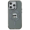 Kryt Karl Lagerfeld KLHMP15XHLSKIK iPhone 15 Pro Max - černá