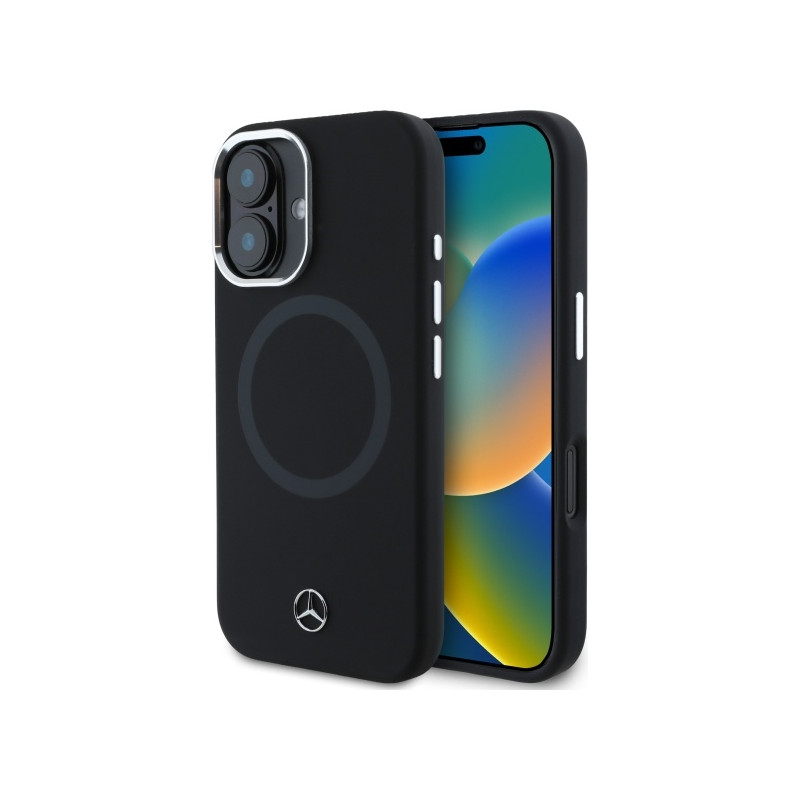 Kryt Mercedes MEHMP16S23SUTTK pro iPhone 16 - black/black hardcase