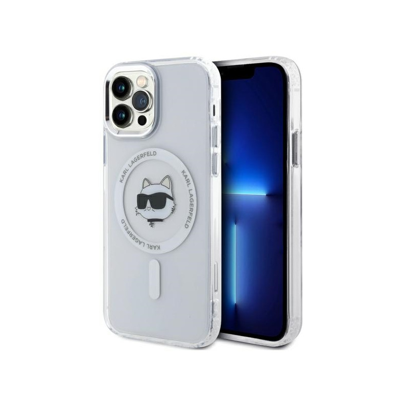 Kryt Karl Lagerfeld CHOUPETTE HEAD pro iPhone 12 - bílý