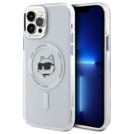 Kryt Karl Lagerfeld CHOUPETTE HEAD iPhone 12 - bílý