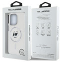 Kryt Karl Lagerfeld CHOUPETTE Head pro iPhone 13 - bílý