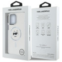 Kryt Karl Lagerfeld CHOUPETTE HEAD IML pro iPhone 13 Pro – bílá