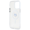 Kryt Karl Lagerfeld IML Choupette iPhone 14 Pro Max bílá