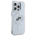Kryt Karl Lagerfeld IML Metal pro iPhone 15 Pro Max - white