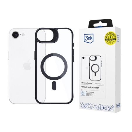 Kryt 3mk SATIN ARMOR MAGCASE pro iPhone 16e / SE 4 - transparent