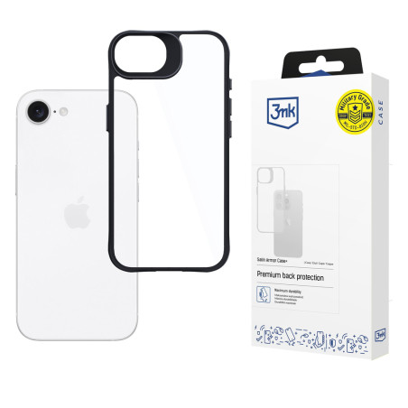 Kryt 3mk SATIN ARMOR CASE+ iPhone 16e / SE 4 transparent
