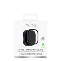 Ochranné sklo Puro s titanovým rámečkem pro Apple Watch Ultra –