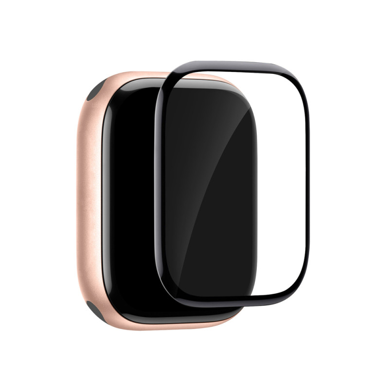 Ochranné sklo Puro FLEXIBLE SHIELD pro Apple Watch 10 / 11 42mm - černé
