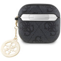 Pouzdro Guess 4G STRASS pro AirPods 4 - černá