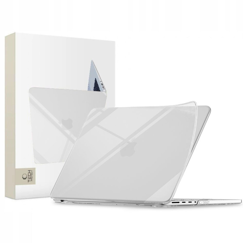 Kryt Tech-Protect SOFTSHELL pro MacBook Pro 16" 2021 / 2023 / 2024 / 2025 / 2026 - transparent