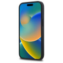 Kryt Karl Lagerfeld 3D Rubber Signature iPhone 15 – černý
