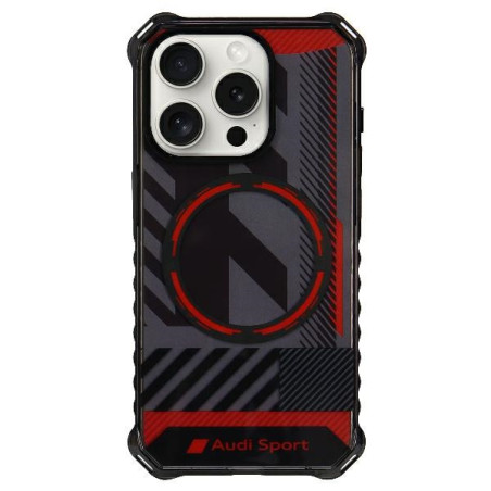 Kryt Audi iML Sport MagSafe pro iPhone 15 Pro Max - černá