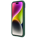 NILLKIN CamShield Pro Magnetic Ultra odolný MagSafe kryt s krytkou kamery pro iPhone 15, zelený