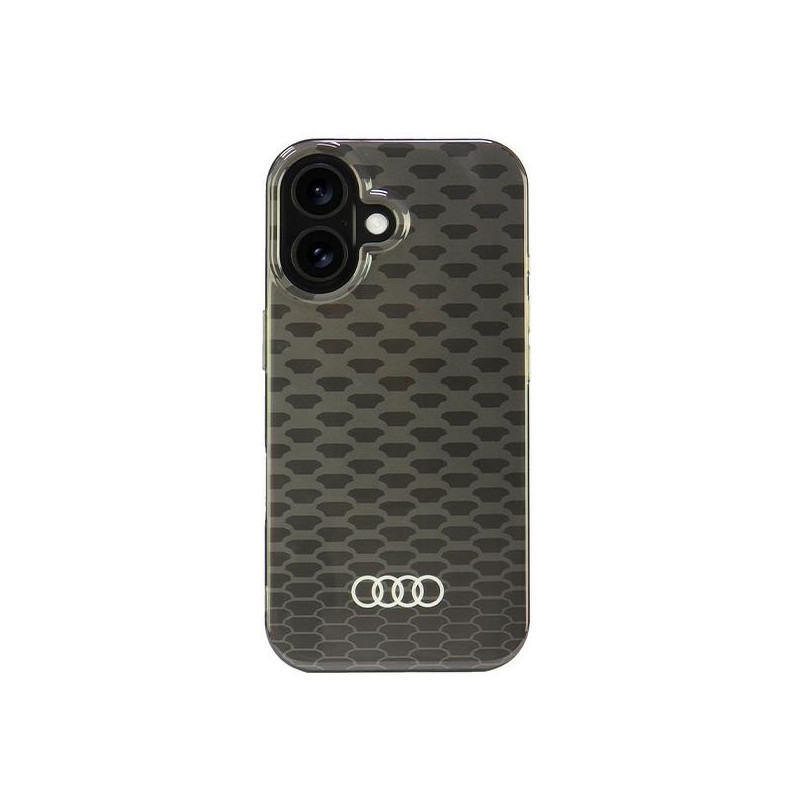 Kryt Audi IML STITCHING PATTERN pro iPhone 16 6.1" - black/black