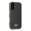 Kryt Audi IML Stitching Pattern pro iPhone 16 - black/black
