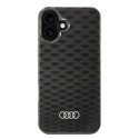 Kryt Audi IML STITCHING PATTERN MagSafe pro iPhone 16 Plus - černá