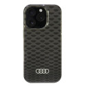 Kryt Audi IML Stitching Pattern pro iPhone 16 Pro - black