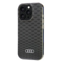 Kryt Audi IML Stitching Pattern pro iPhone 16 Pro - black