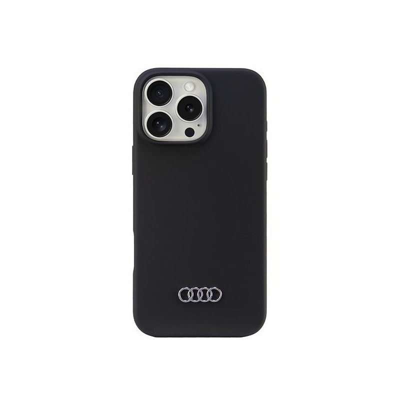 Kryt Audi iPhone 16 Pro Max - černá/černá