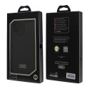 Kryt Audi pro iPhone 16 Pro Max – černá/černá