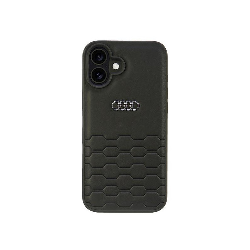 Kryt Audi AU-TPUPCIP16M-GT/D2-BK pro iPhone 16 Plus - černá