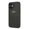 Kryt Audi Synthetic Leather AU-TPUPCIP16M-GT/D2-BK pro iPhone 16 Plus