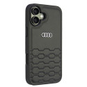 Kryt Audi Synthetic Leather AU-TPUPCIP16M-GT/D2-BK pro iPhone 16 Plus