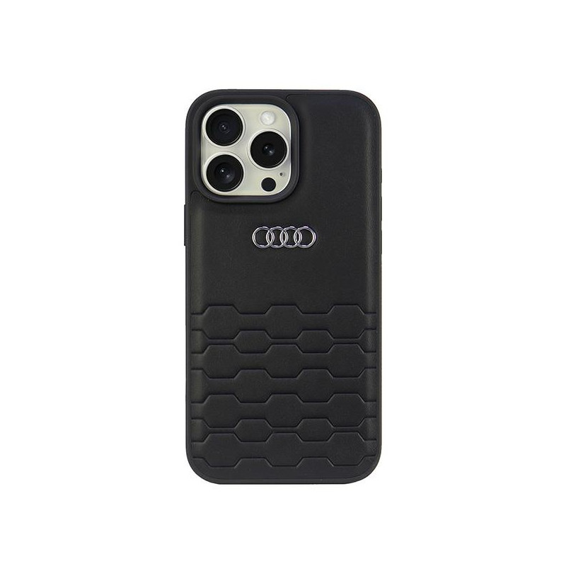 Kryt Audi AU-TPUPCIP16PM-GT/D2-BK pro iPhone 16 Pro Max - black/black