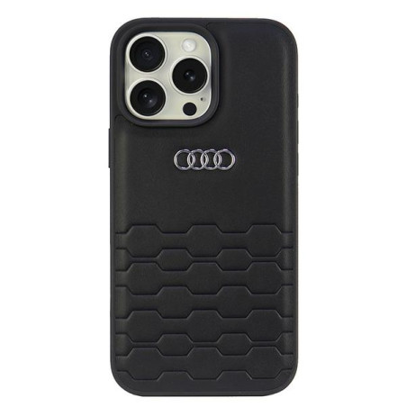 Kryt Audi AU-TPUPCIP16PM-GT/D2-BK pro iPhone 16 Pro Max black/black