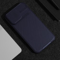NILLKIN CamShield Pro Magnetic Ultra odolný MagSafe kryt s krytkou kamery pro iPhone 15, zelený