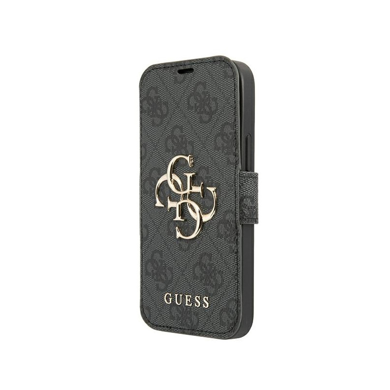 Kryt Guess 4G BIG METAL LOGO pro iPhone 13 Pro Max - šedá/šedá